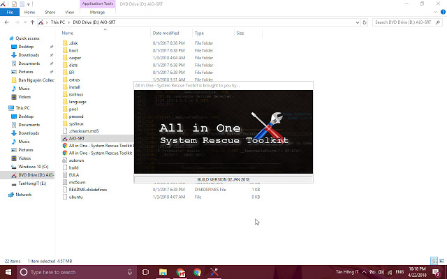 load All In One System Rescue Toolkit 2018