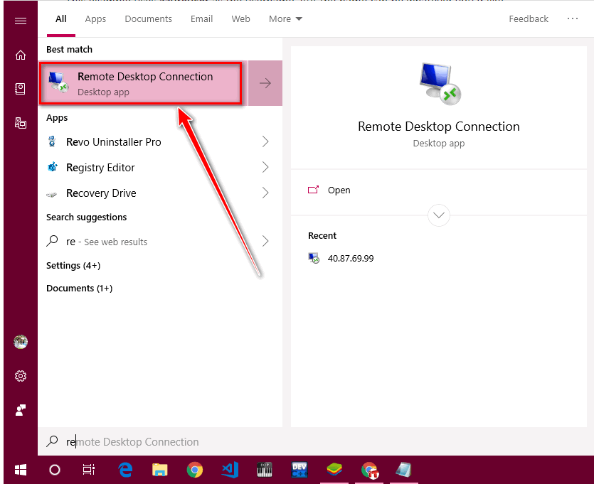 Remote Desktop Connection