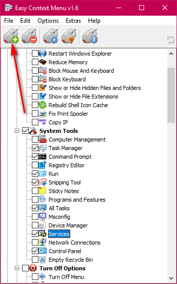 Hướng dẫn sử dụng Easy Context Menu