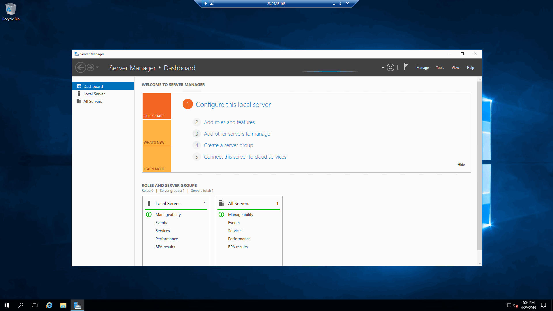 tạo một vps free