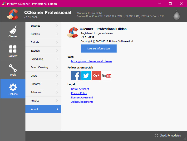 Hình ảnh minh họa CCleaner Full Active Key