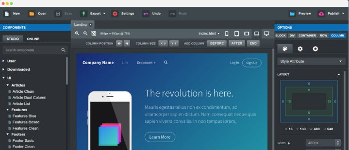 Download Bootstrap Studio 4 Full Key – Phần Mềm Thiết Kế Website