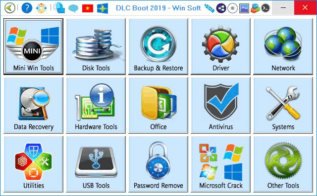 Download DLC Boot 2019 v3.6 - Bộ Công Cụ Tạo USB Boot Đa Năng Cứu Hộ Máy Tính, PC