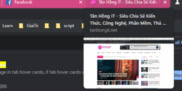 hinh thu nho cua tab chrome